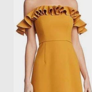 French Connection Whisper Light Ruffle Dress